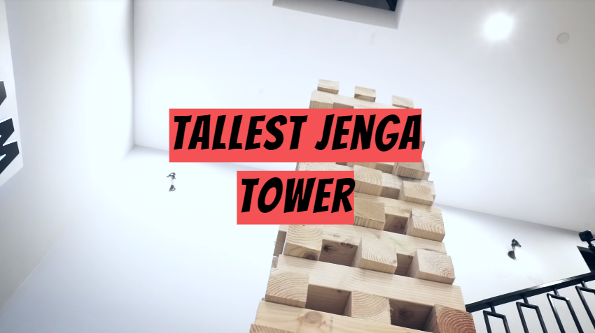 guinness world record for tallest jenga tower