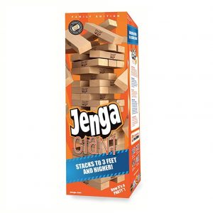 Jenga Giant Family Hardwood Stacking Game