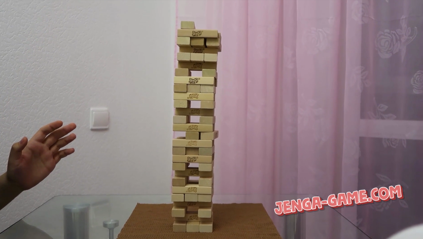 Classic Jenga Tower at Home