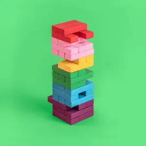 Wooden Stacking Building Blocks by Lewo
