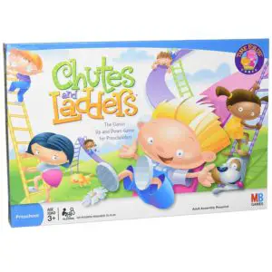 Chutes and Ladders Board Game for 2 to 4 Players Kids Ages 3