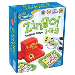 ThinkFun Zingo 1-2-3 Number Bingo Game