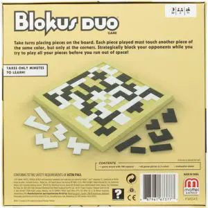 Blokus Duo Two Player Strategy Game
