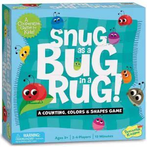 Peaceable Kingdom Snug as a Bug in a Rug Award Winning Preschool Skills Builder Game for Kids